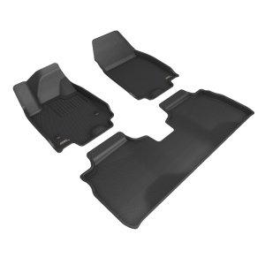 Chevrolet Equinox EV Floor Mats - Front - 3D MAXpider - Kagu - Black - `24-`26